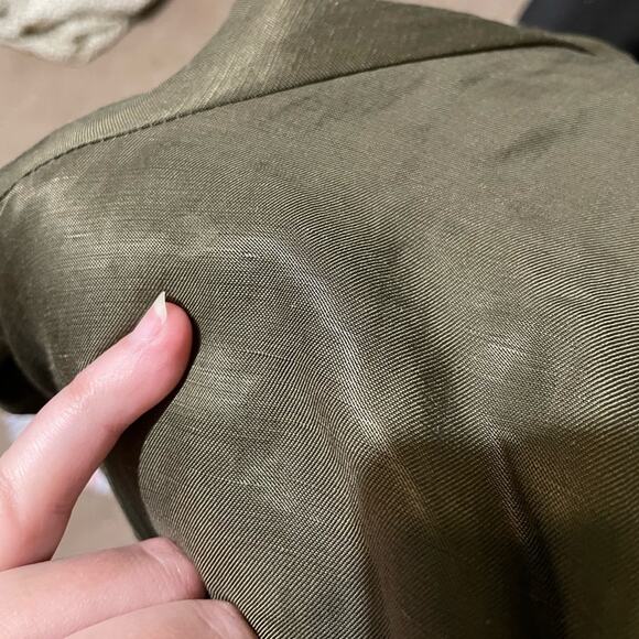 Anthropologie Aida jumpsuit in moss green - Picture 6 of 7